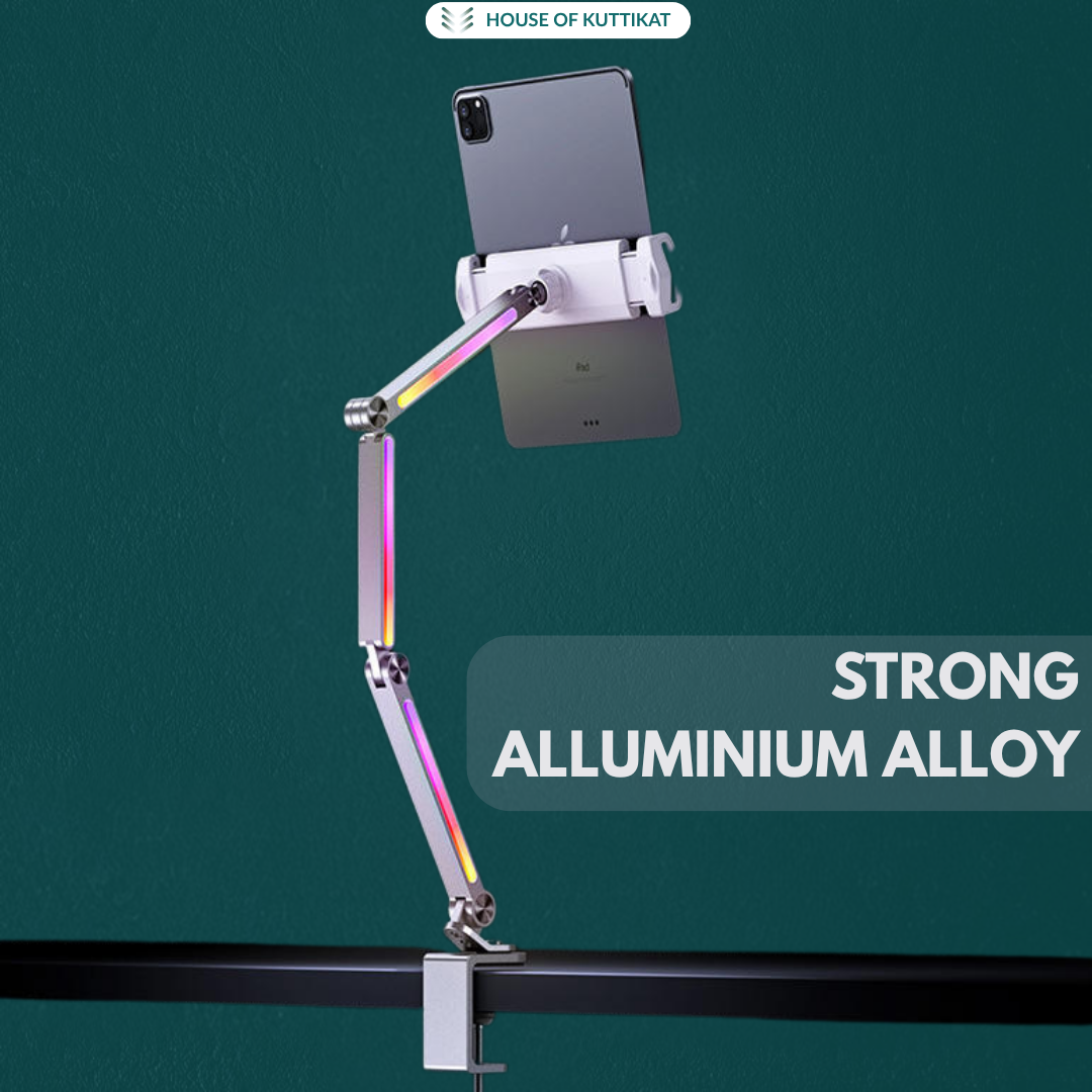 Kuttikat Metal Phone & Tablet Stand With Lights
