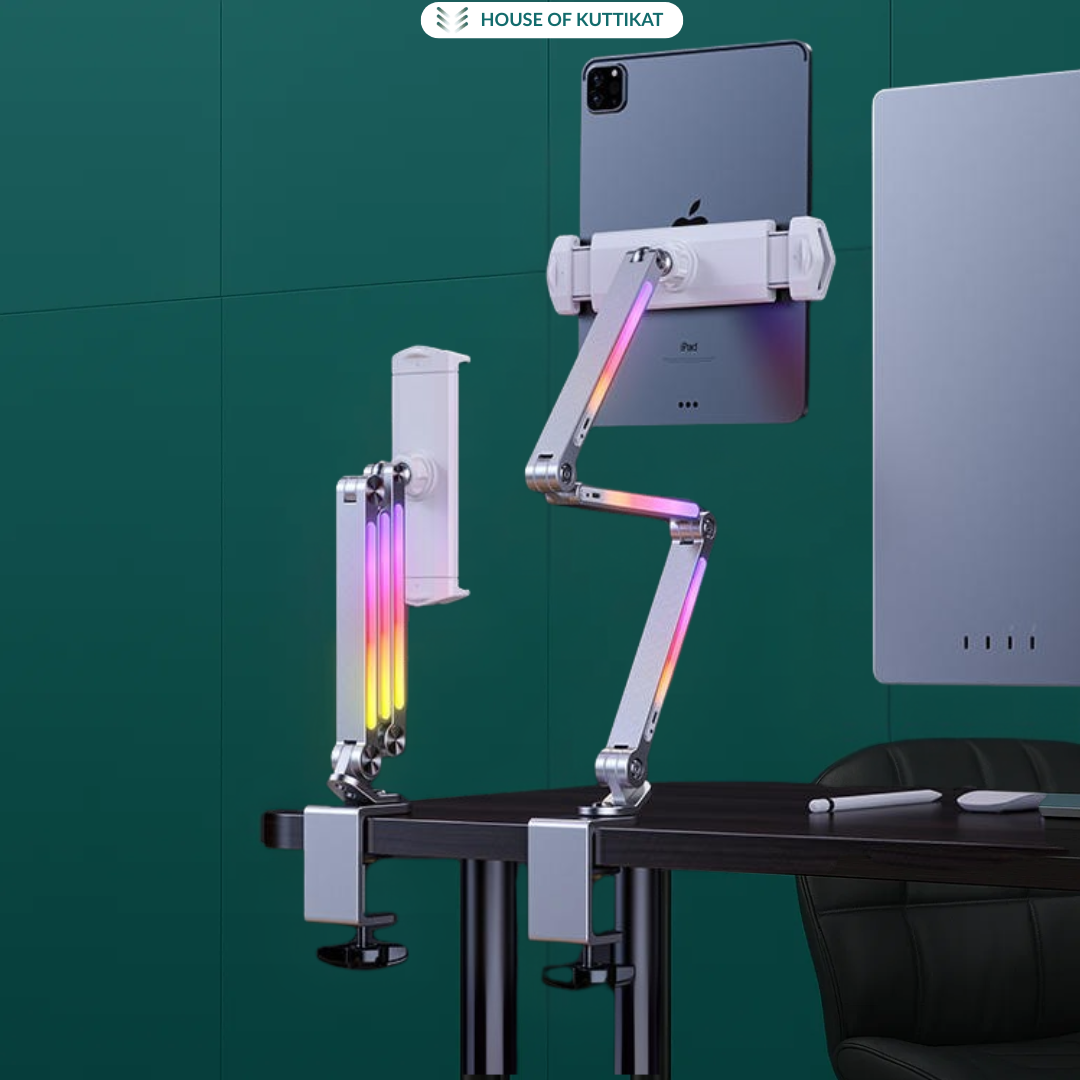 Kuttikat Metal Phone & Tablet Stand With Lights