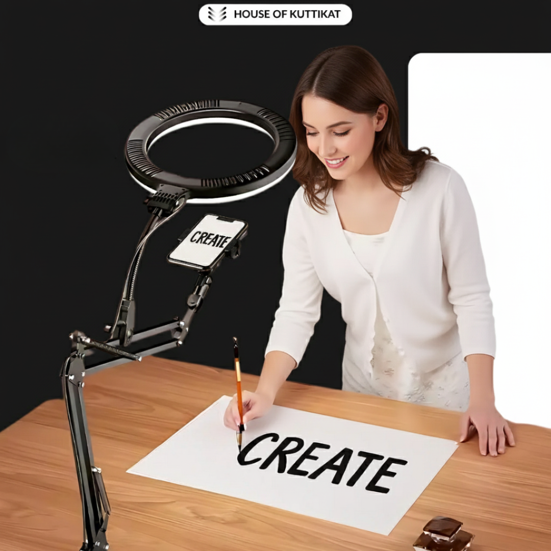 Desk Mobile Holder with Lights