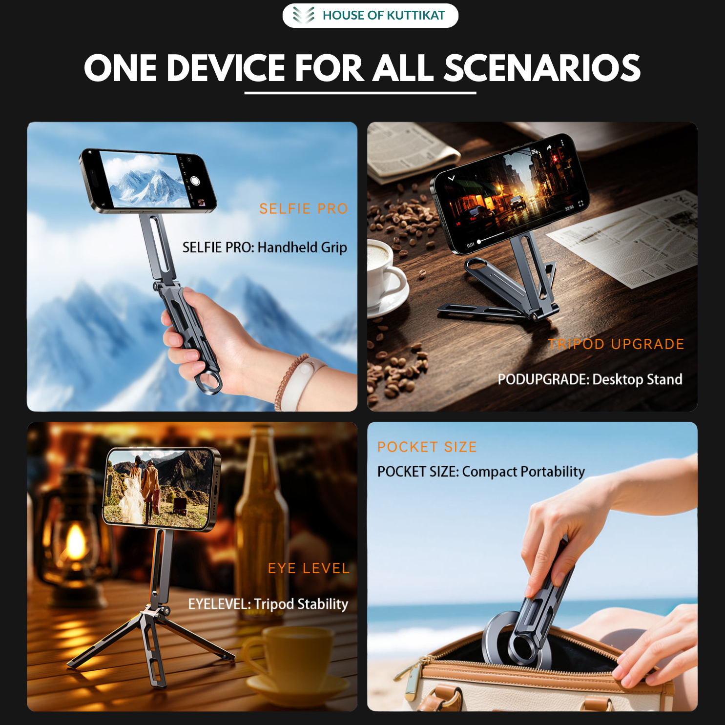 Kuttikat E06 magnetic mobile holder