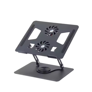 Kuttikat Adjustable Dual-Fan Laptop Stand (10" to 17")