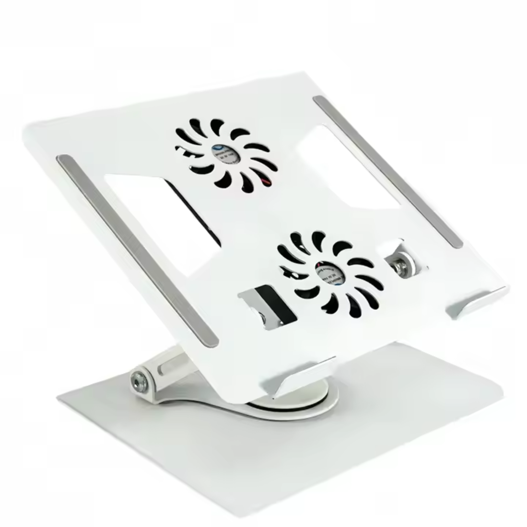 Kuttikat Adjustable Dual-Fan Laptop Stand (10" to 17")