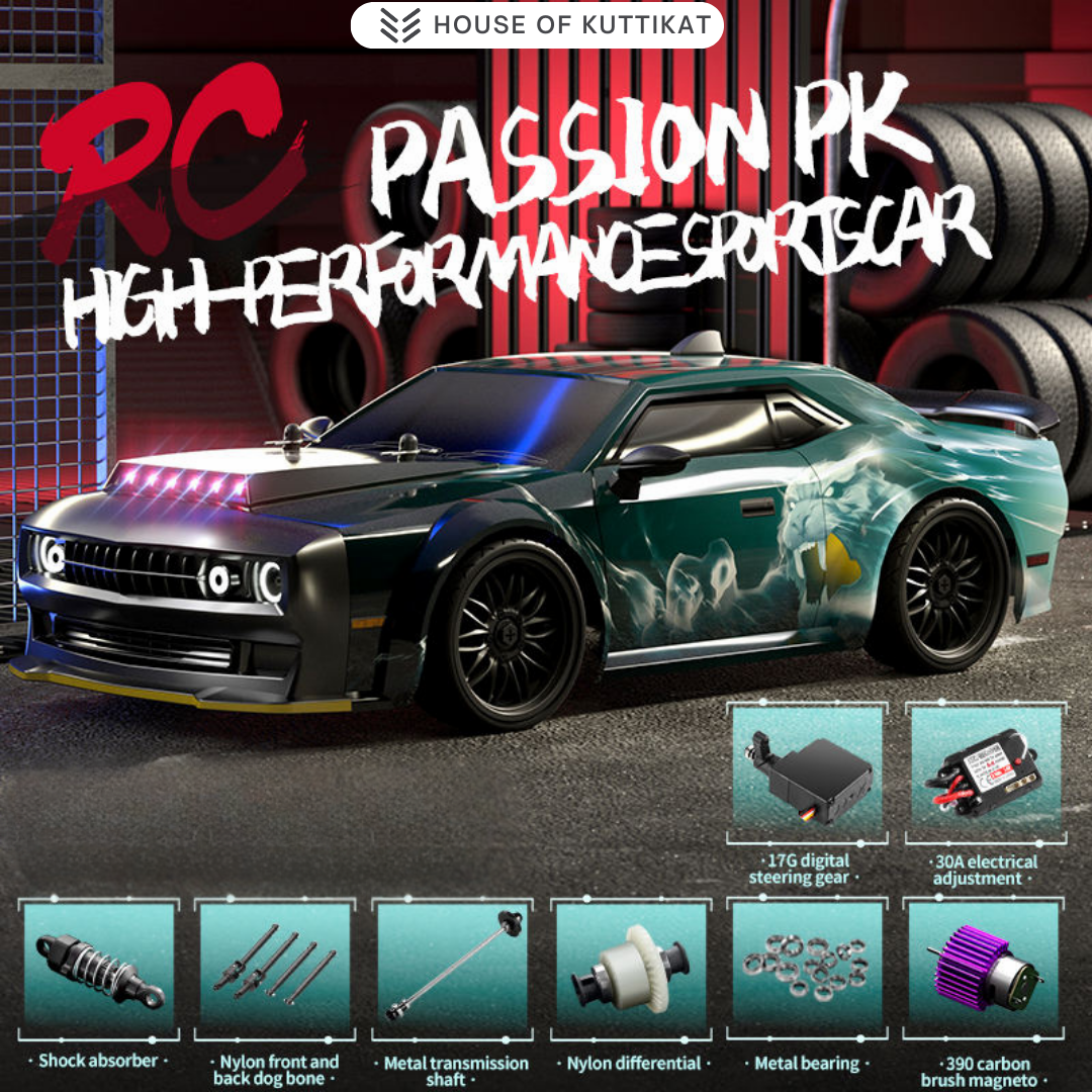 1/16 RC Beast Car – 40 km/h High-Speed - Road Racer