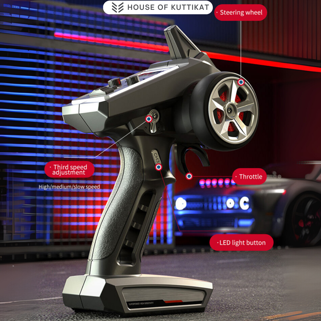 1:16 RC Beast Car – 40 km/h High-Speed - Road Racer