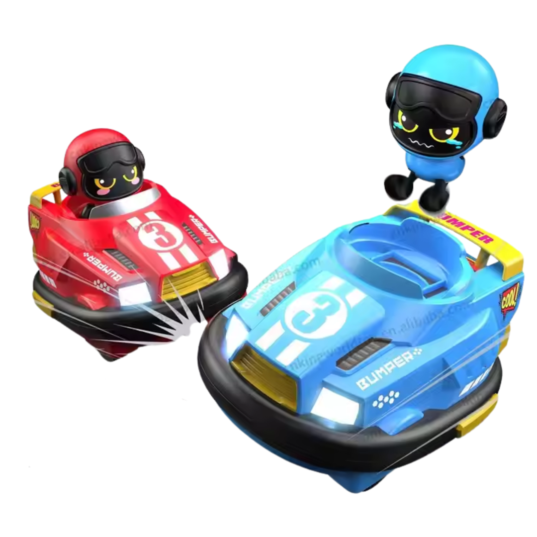 RC Bumper Cars โ 2-Player Battle & Crash Game Toy | 2 Sets of Cars