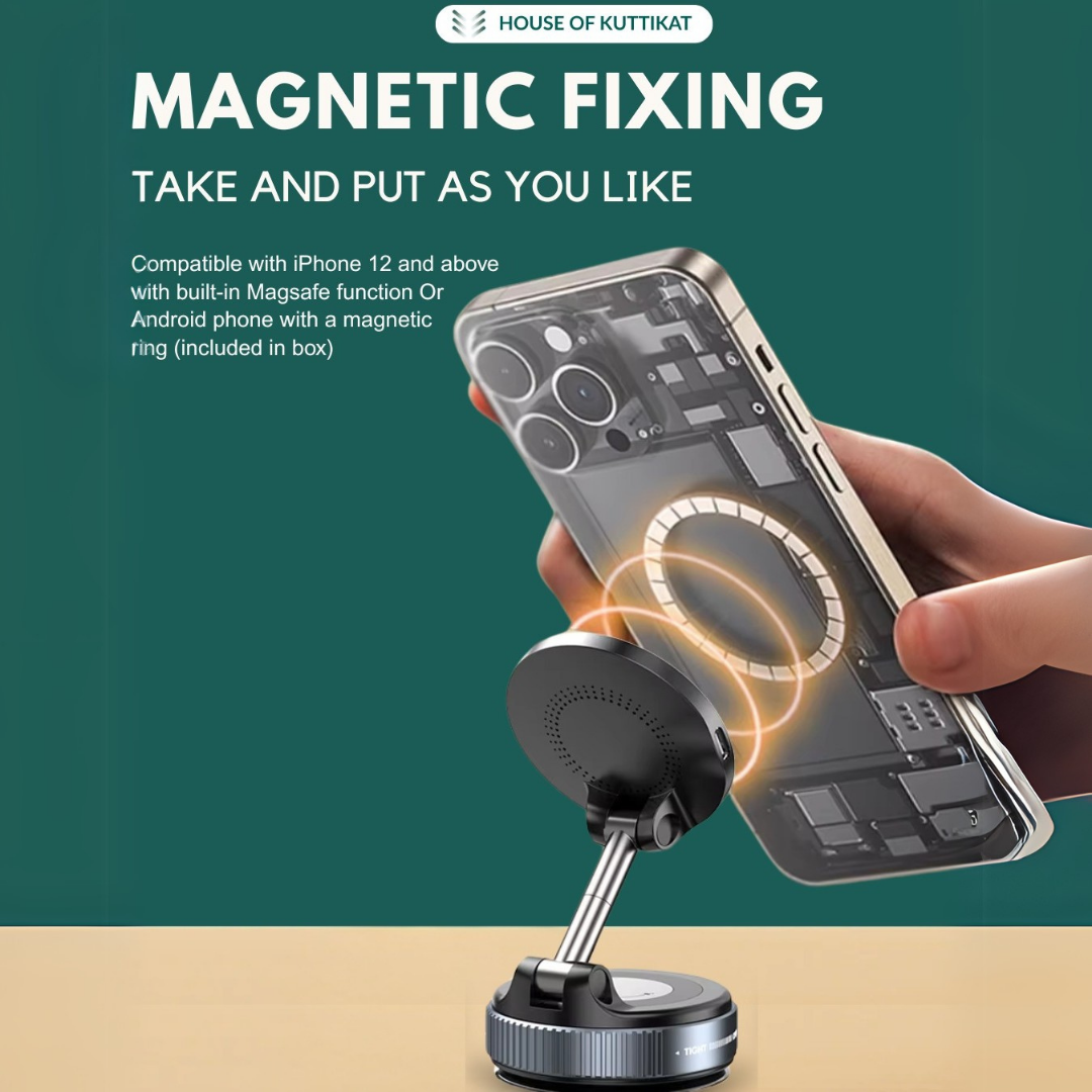 Kuttikat Wireless Charging SwiftMag Mobile Holder