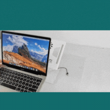 Kuttikat Adjustable Dual-Fan Laptop Stand (10" to 17")