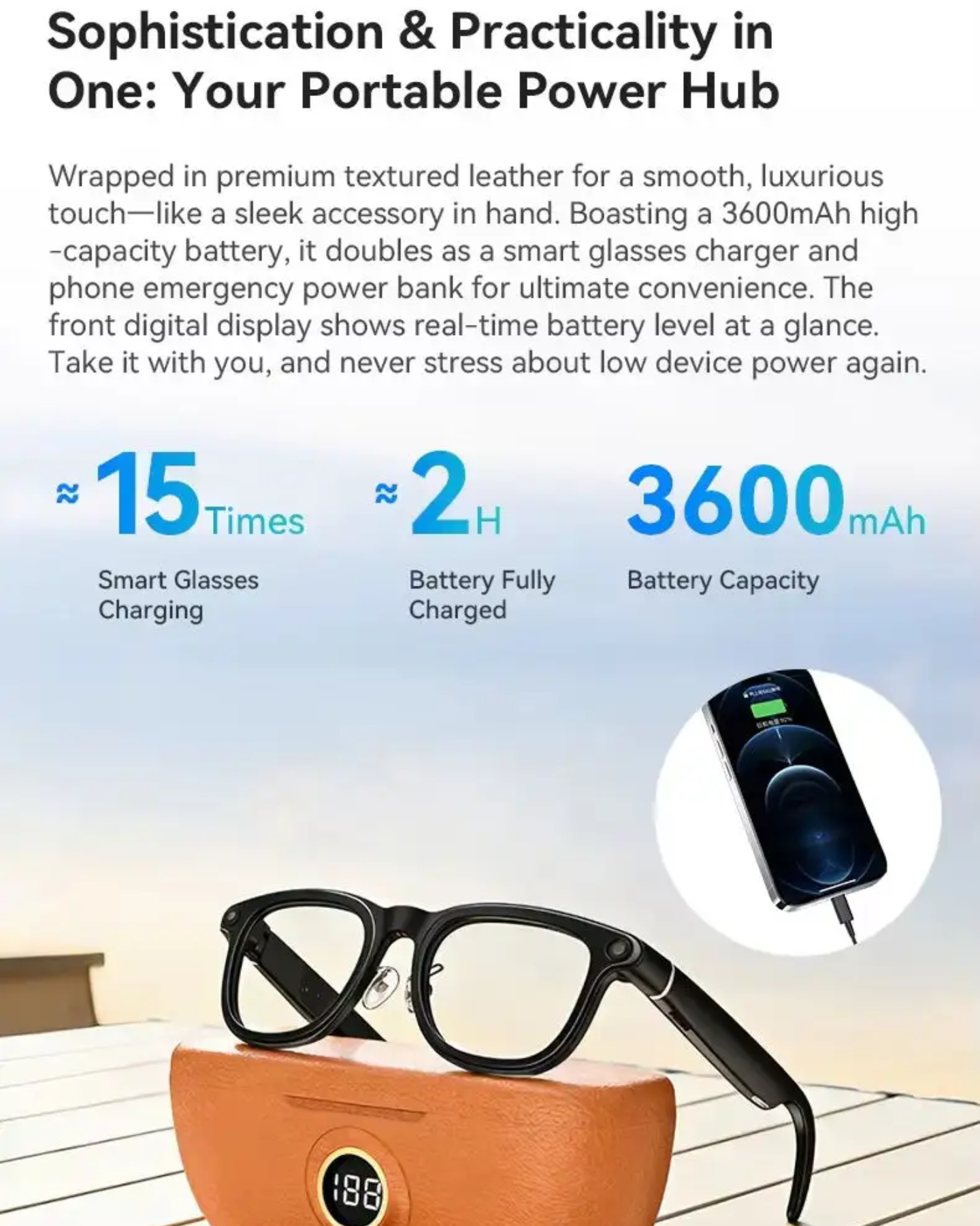 Kuttikat Ultra Max - AI Smart Glasses  8MP HD Camera, AI Translation, GPT, Video,  6 Axis Gyro , Music