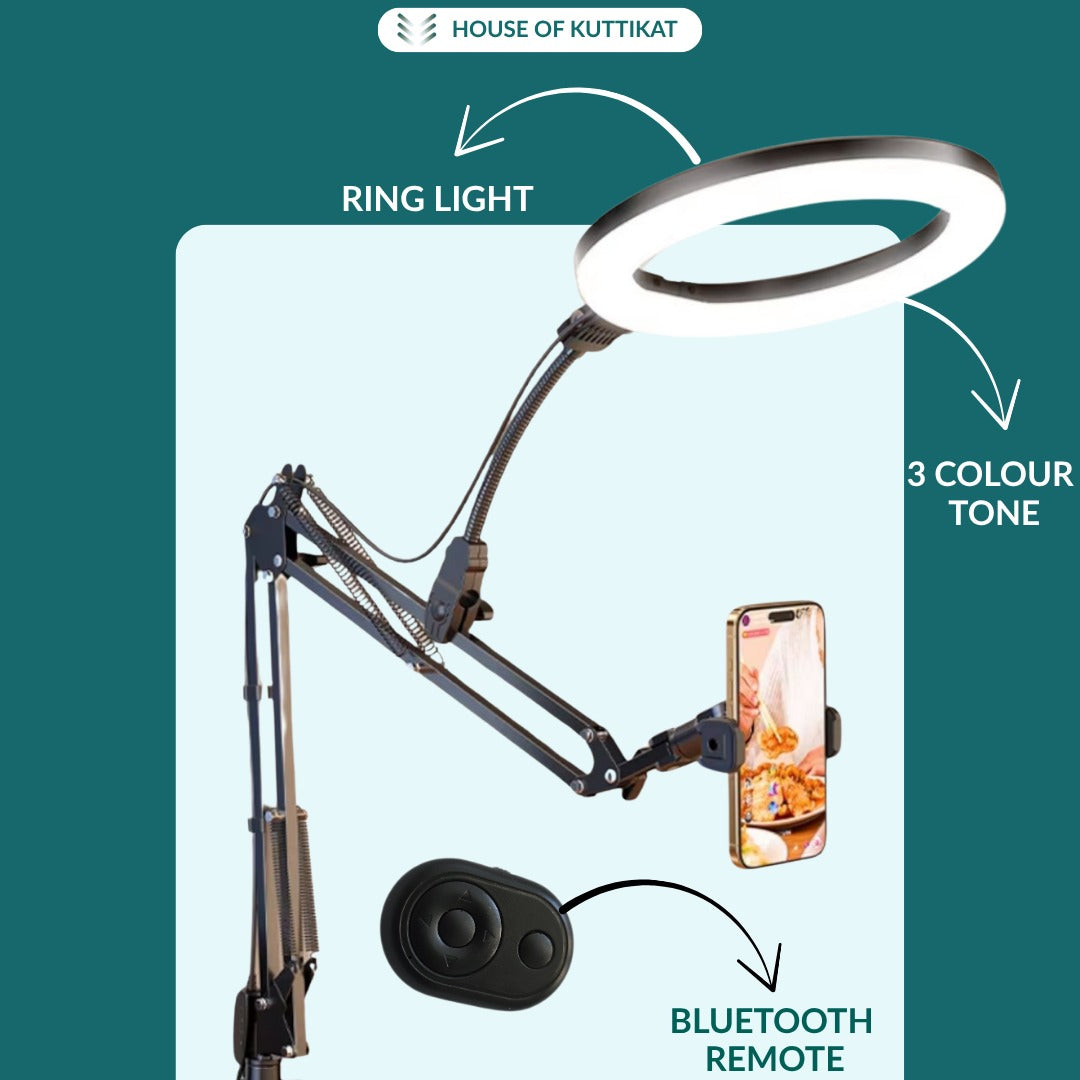 Desk Mobile Holder with Lights