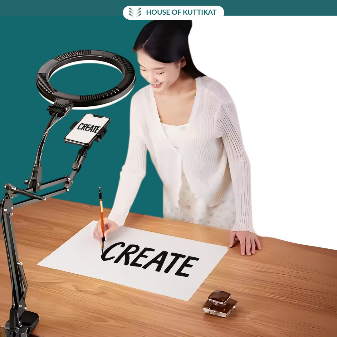Desk Mobile Holder with Lights