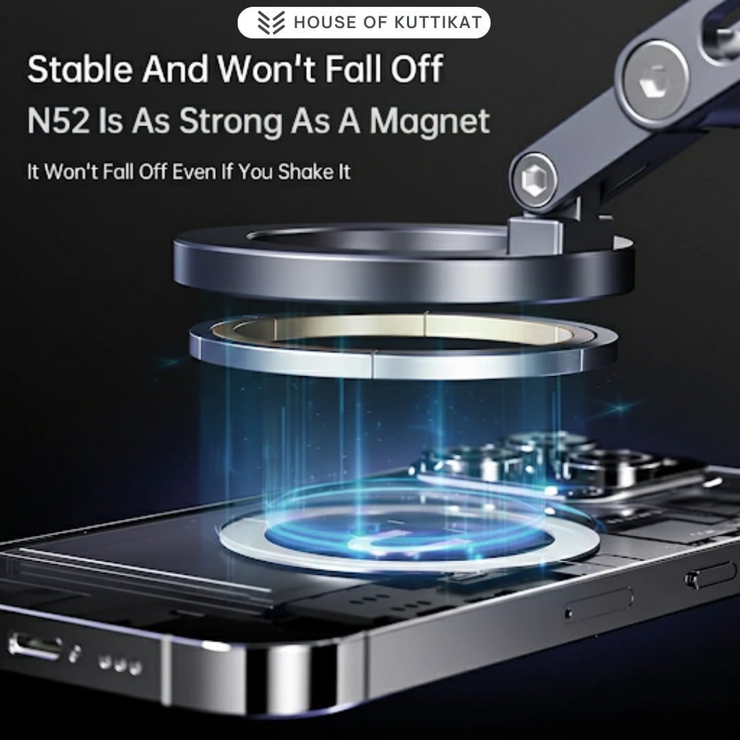 Kuttikat  K60 Magnetic Mobile Holder - Latest Model 2026